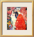Amigas Lámina giclée enmarcada por Gustav Klimt Amigas Lámina giclée enmarcada por Gustav Klimt