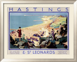 Hastings and St Leonards Lámina giclée enmarcada Hastings and St Leonards Lámina giclée enmarcada