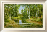Birch Grove Near Pokrovskoje Art by Osipov 