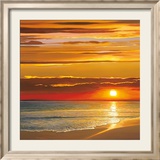 Sunset on the Sea Kunstdrucke von Dan Werner