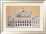 Opéra de Paris Garnier Poster par Andras Kaldor