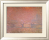 Effets de brouillard sur la Tamise Posters par Claude Monet