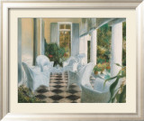 White Summer Terrace Posters av Piet Bekaert White Summer Terrace Posters av Piet Bekaert