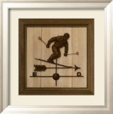 Girouette Skieur Kunst von Thierry Verger