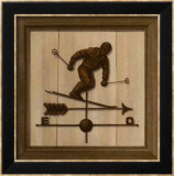 Girouette Skieur Kunstdrucke von Thierry Verger