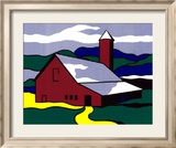 Red Barn II, 1969 Posters by Roy Lichtenstein