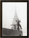 Dancing by Chrysler Building Affiches
