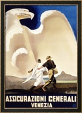 Assicurazioni Generali Venezia, 1936 Gerahmter Giclée-Druck