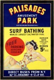 Palisades Amusement Park Framed Giclee Print