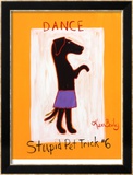 Dance-Stupid Pet Trick #6 Lámina enmarcada de edición limitada por Ken Bailey Dance-Stupid Pet Trick #6 Lámina enmarcada de edición limitada por Ken Bailey