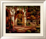 Arch Courtyard II Lámina por Sung Kim