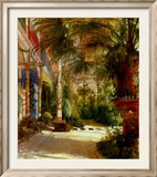The Palm House Plakater av Karl Blechen The Palm House Plakater av Karl Blechen