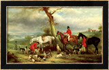 Thomas Wilkinson with the Hurworth Art by John E. Ferneley