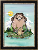 Up the Creek Estampe encadrée par Gary Patterson