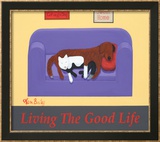 Living The Good Life Lámina enmarcada de edición limitada por Ken Bailey Living The Good Life Lámina enmarcada de edición limitada por Ken Bailey