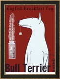 Thé Bull Terrier Reproduction encadrée édition limitée par Ken Bailey