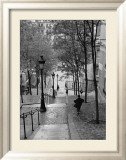 Escaliers a Montmartre, Paris Affiches par Henri Silberman