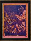 Vanishing Animals: Butterflies, c.1986 (Peach on Navy) Posters tekijänä Andy Warhol