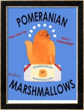 Pomeranian Marshmallows Lámina enmarcada de edición limitada por Ken Bailey