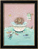 L'heure du bain Estampe encadrée par Gary Patterson