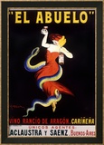 El Abuelo, Vino Rancio de Aragon Lámina giclée enmarcada por Leonetto Cappiello