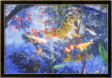 Pond with Goldfish, 2004 Affiche par Joseph Raffael