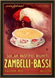 Zambelli: Bassi Lámina giclée enmarcada por Achille Luciano Mauzan