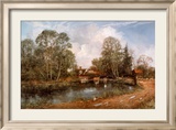 Old Cottage, Flatford Mill Art by Clive Madgwick