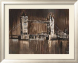 London Tower Bridge Poster von Yuliya Volynets