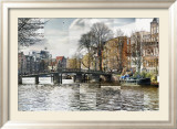 Zwanenburgwal Canal Poster von Pep Ventosa