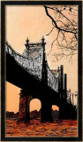 Queensboro Bridge Lámina enmarcada de edición limitada por Joan Farré Queensboro Bridge Lámina enmarcada de edición limitada por Joan Farré