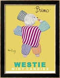 Westie Mints Reproduction encadrée édition limitée par Ken Bailey