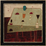 Table with Blue Cup Affiches par Oakley 