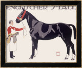Englischer Stall Horse Lámina giclée enmarcada Englischer Stall Horse Lámina giclée enmarcada