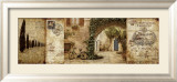 Cour toscane Poster par Keith Mallett