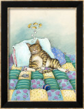 Sieste de chat Estampe encadrée par Gary Patterson