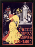 Caffe Espresso Lámina giclée enmarcada