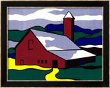 Red Barn II, 1969 Affiches par Roy Lichtenstein