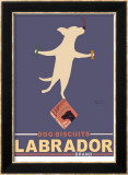 Yellow Lab Biscuits Reproduction encadrée édition limitée par Ken Bailey
