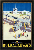 Imperial Airways Estampe encadrée