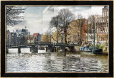 Zwanenburgwal Canal Lámina por Pep Ventosa