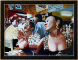 Salsa in Cuba Cafe Posters av Alain Bertrand