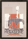 La ménagerie de M. et Mme Corradini Estampe encadrée
