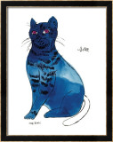 25 Cats Named Sam and One Blue Pussy by Andy Warhol, c.1954 (Blue Sam) Affiches par Andy Warhol