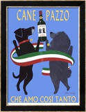 Cane Pazzo Reproduction encadrée édition limitée par Ken Bailey
