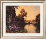 Sommerabend in Beaumont Kunstdrucke von Louis Aston Knight