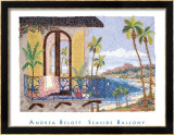 Balcon sur la Côte Posters par Andrea Beloff