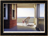 American Coast Reproduction encadrée édition limitée par Daniel Pollera