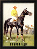 Pfingstrennen, Frauenfeld Lámina giclée enmarcada por Iwan E. Hugentobler
