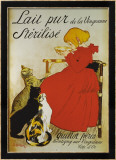 Lait pur sterilize Lámina giclée enmarcada por Théophile Alexandre Steinlen